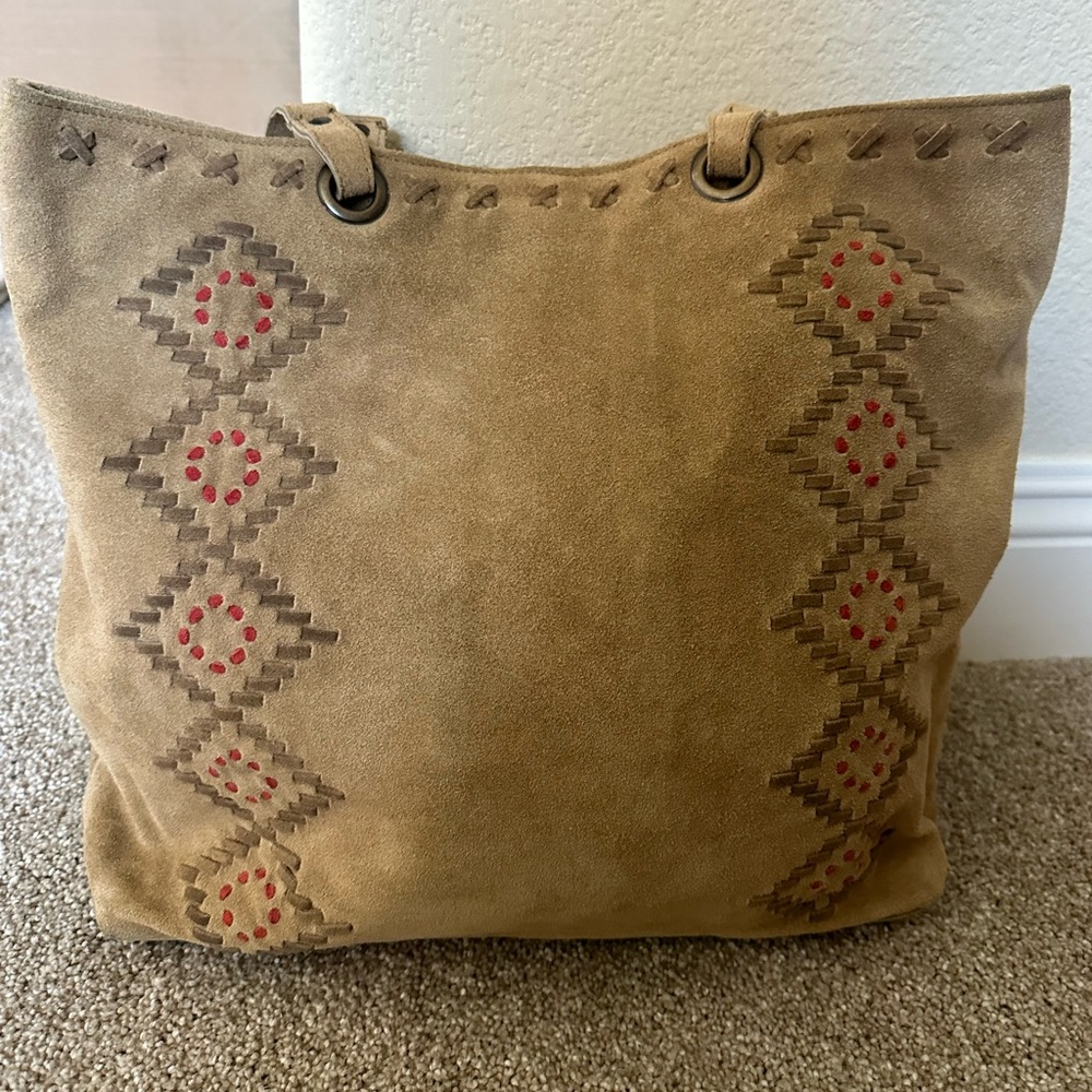 Suede like tote bag Idyllwind